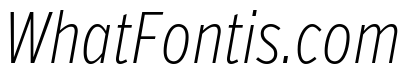 Verb Compressed Extra Light Italic