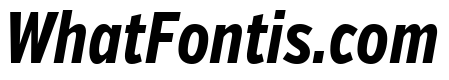 Verb Compressed Bold Italic