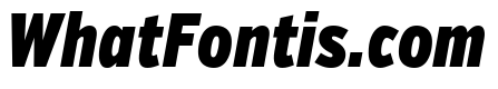 Verb Compressed Black Italic