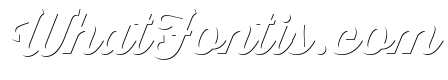 Thirsty Script Extra Bold Shadow