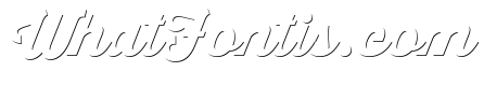 Thirsty Script Black Shadow