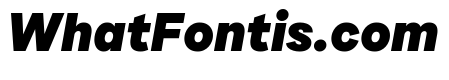 Draft Wide Black Italic