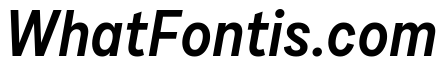 Draft Narrow Semi Bold Italic