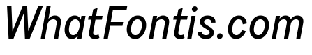 Draft Narrow Medium Italic
