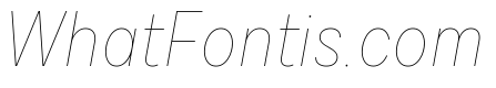 Draft Narrow Hairline Italic