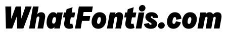 Draft Narrow Black Italic