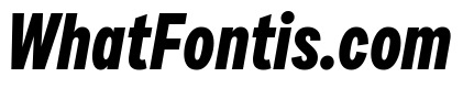 Draft Extra Condensed Extra Bold Italic