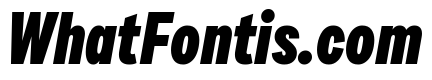 Draft Extra Condensed Black Italic
