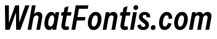 Draft Condensed Semi Bold Italic
