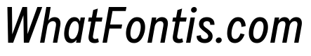 Draft Condensed Medium Italic