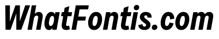 Draft Condensed Bold Italic
