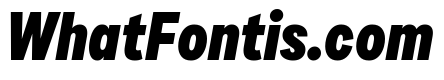 Draft Condensed Black Italic