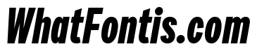Draft Compressed Extra Bold Italic