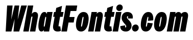 Draft Compressed Black Italic