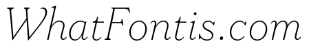 LaFarge Thin Italic
