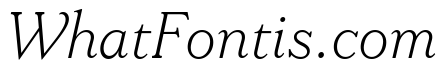 LaFarge Light Italic