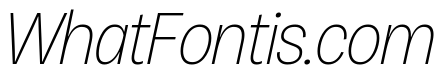 Honesta Extra Light Italic