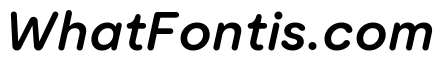 Moderat Rounded Semi Bold Italic