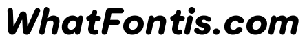 Moderat Rounded Extra Bold Italic