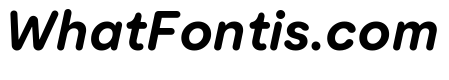 Moderat Rounded Bold Italic