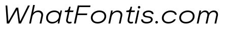 Moderat Extended Light Italic