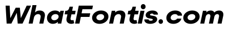 Moderat Extended Extra Bold Italic