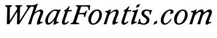 Waverly Medium Italic