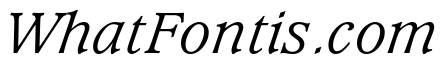 Waverly Light Italic