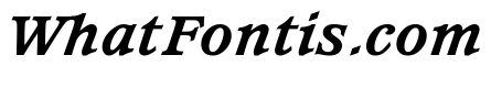 Waverly Extra Bold Italic