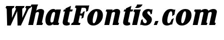Stirling Extra Bold Italic