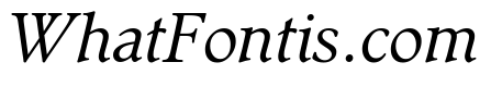 Stanhope Light Italic