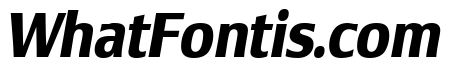 Lesmore Condensed Bold Italic