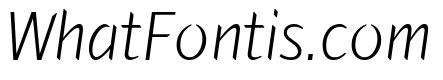 Hemingway New Style Light Italic
