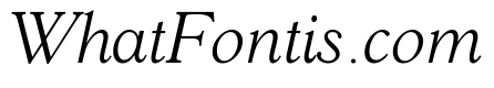 Goudy 38 Light Italic