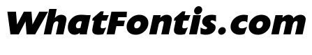 Extension Extra Bold Italic