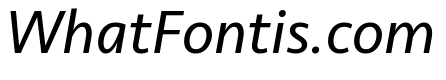 Seravek Regular Italic
