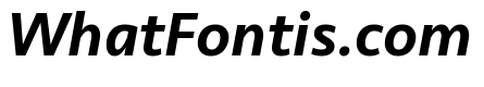 Seravek Medium Italic