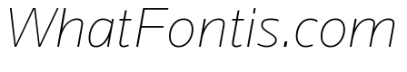 Locator Ultra Light Italic
