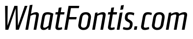 Klavika Condensed Regular Italic