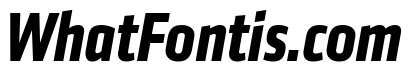 Klavika Condensed Bold Italic