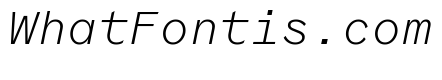 Coordinates Light Italic