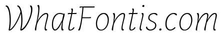 Capucine Thin Italic
