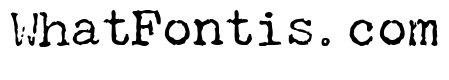 Typewriter Regular