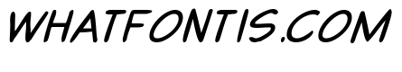 Pop Art Comic Bold Italic