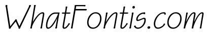 FLW Eaglefeather Light Italic