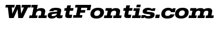 Temper Wide Extra Bold Italic