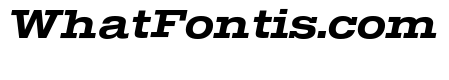 Temper Wide Bold Italic