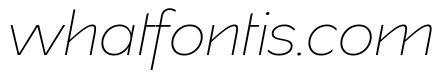 Spectators Headline Ultra Light Italic