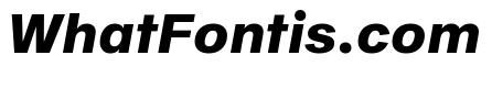 Sequel Geo Extra Bold Italic