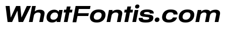 Sequel Geo Extended Semi Bold Italic